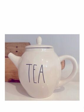 NEW Rae Dunn Teapot Short Spout Kitchen Serveware Home Decor Ceramic